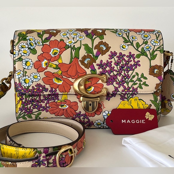 Coach Handbags - Coach Studio Crossbody Bag With Floral Blossom Print CJ358